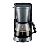 Braun KF 147 Kaffeeautomat AromaSelect Pearl-Black Collection pearl-titan/schwarz