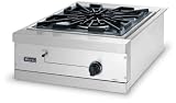 Viking Professional VGWT241T 24 Built-in Outdoor Wok/Cooker with 27,500 BTU Burner and Push-Button Electronic Ignition Powered by 9-Volt Battery