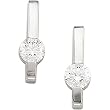 14K White Gold Diamond Earrings - 0.50 Ct.