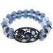 Blue Moon Beaded Pendant Bracelet