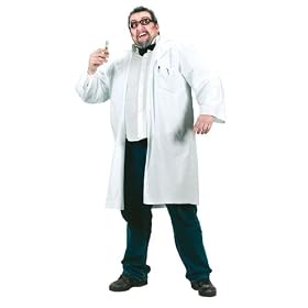 Plus Size Mad Scientist or Doctor Lab Coat