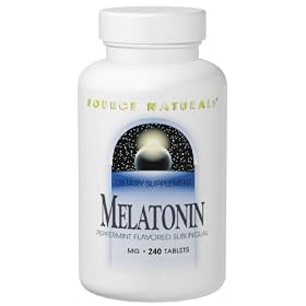 Melatonin Sublingual Peppermint 2.5 mg 240 Tabs Source Naturals by Source Naturals