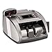 SteelMaster 2004820C8 4820 Bill Counter With Counterfeit Detection, 1200 Bills/min, Charcoal Gray