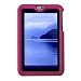 Silicone Case for Toshiba Thrive 10in Android Tablet - Bobj protective cover - Rockin' Raspberry