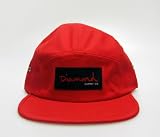 Diamond Supply Red OG Script 5 Panel Hat