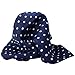 Royal Silk Navy Polka Dot Silk Pocket Square 100% Silk - Full-Sized 16