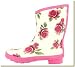 Hunter - Women's Roses Short Knee Rain Boots