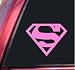 Search : Superman Vinyl Decal Sticker - Pink