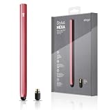 elago Stylus Hexa for iPhone 3GS/4/4S, iPad and Galaxy -World First Replaceable Tip (Extra Rubber Tip included) - Red Pink