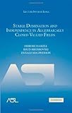 Stable domination and independence in algebraically closed valued fields