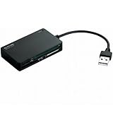 ELECOM 45+2fBAΉ[_C^ / SD+MS+CFΉ / ubN MR-J001BK