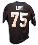 Howie Long Autographed Oakland Raiders Throwback Black Jersey