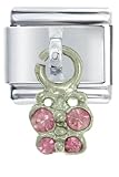 Butterfly Pink Animals Italian Charms Bracelet Link