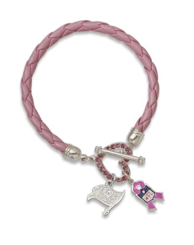 NFL Tampa Bay Buccaneers Breast Cancer Awareness Bracelet by LogoArt®