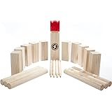 Kubb Set - Award Winning Outdoor Lawn Game - Party/Backyard Game Set