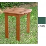 Adirondack End Table-Green-20155GRN-01-KD (Green) (18.13H x 18.25W x 18.38D)