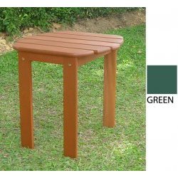 Adirondack End Table-Green-20155GRN-01-KD (Green) (18.13H x 18.25W x 18.38D) by End Chairs