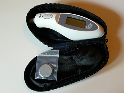 Baby And Adult Digital Ear Thermometer;Free Spare Battery- One Second Takes Temperature - Defaults To Fahrenheit- Safe for Adults, Children,Babies - Great Baby Shower Gifts-FREE SPARE BATTERY.