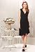Autograph Occasions Crossover V Neck Pleat Jersey Dress