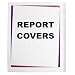 C-Line Clear Vinyl Report Covers, For Use with Slide-'N-Grip Binding Bars, 8-1/2 x 11 Inches, 100 per Box (31357)