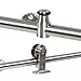 Best Choice Products 6.6 FT Modern Stainless Steel Interior Sliding Barn Wood Door Hardware Track Set