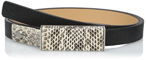 Calvin Klein Women's 20-mm Plaque Buckle Belt