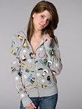 Harajuku Lovers Hoodie - A/O in Heather Grey - Clothing for Women Juniors - Gwen Stefani