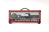 Red Rev Plus 100-Watt Tube Guitar Head with Chrome Grill