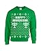 Jacted Up Tees Happy Hanukkah Ugly Sweater Design CREW Sweatshirt SHIPS FROM OHIO USA