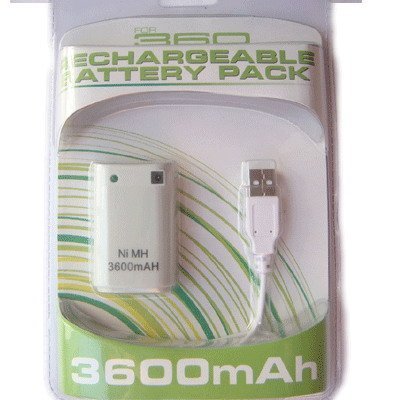 Rechargeable Controller Battery Pack for XBOX 360 - 3600mAH