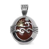 Roderick Tenorio Sterling Silver Red Jasper Pendant