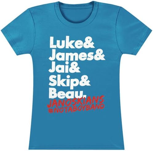 Janoskians Women's Names Girls Jr Soft tee X-Large Blue