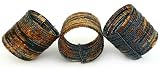Kelevra BR0174 Ladies Cuff Beaded Bracelet with Mixed Colours.
