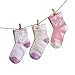 SUNBVE 5 Pack Girls Loli Rabbit Series Cotton Seamless Socks (5-7Years)