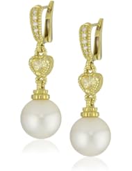 Judith Ripka "Romance" Freshwater Pearl Drop Earrings