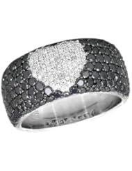Effy Jewlery Prism Black Diamond Heart Ring, 2.36 TCW Ring size 7