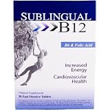 Heaven Sent Naturals Sublingual B12 With B6 & Folic Acid, 30 Tablets by ClubNatural
