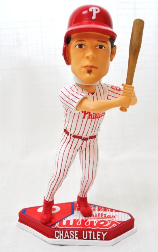 Philadelphia Phillies 2011 Official MLB #26 Chase Utley Home plate base action Bobble Head