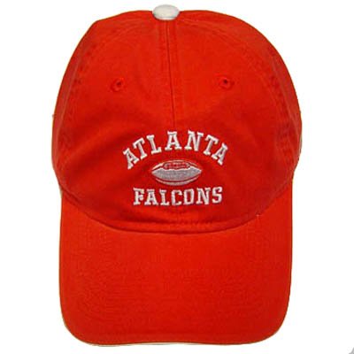 NFL GARMENT WASHED RED ATLANTA FALCONS COTTON HAT CAP
