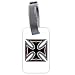 Luggage Tag (Two Sides) of Biker Cross (Iron Cross, Harley Davidson Gear)