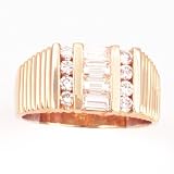 14K Men's 1.30 CTW Diamond Ring