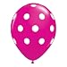 Party decoration Pink Polka dot balloons (12) latex