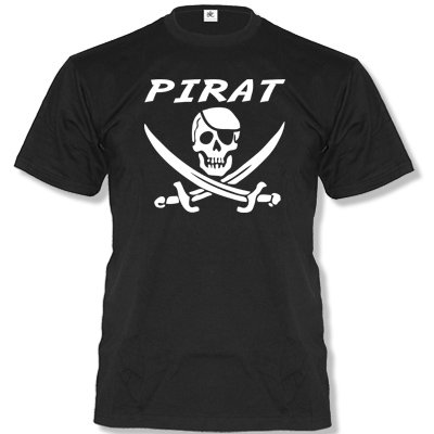 PIRAT KOSTÜM -Herren Unisex T-Shirt by DoubleM 