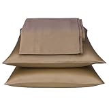- 300 TC Tan Deep Pocket Sheet Set - Full by -