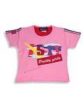 Miss Jeans - Short Sleeved Tee, Pink, Multi