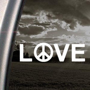 PEACE LOVE Decal