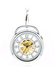 Tirio Classic Roman Silvery white polishing Mechanical Movement Hand Wind pocket watch