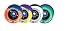 Sure-Grip 50-50 Quad Wheel Black-white