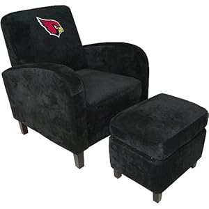 Baseline Arizona Cardinals Den Chair With Ottoman