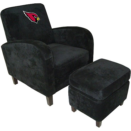 Baseline Arizona Cardinals Den Chair With Ottoman